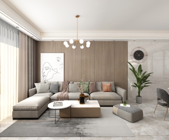 Modern A Living Room-ID:638957027