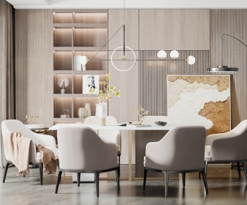 Modern Dining Table And Chairs-ID:629312996