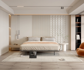 Modern Wabi-sabi Style Bedroom-ID:556991101