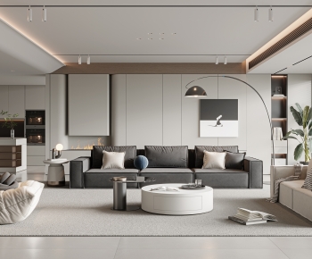 Modern A Living Room-ID:345341928