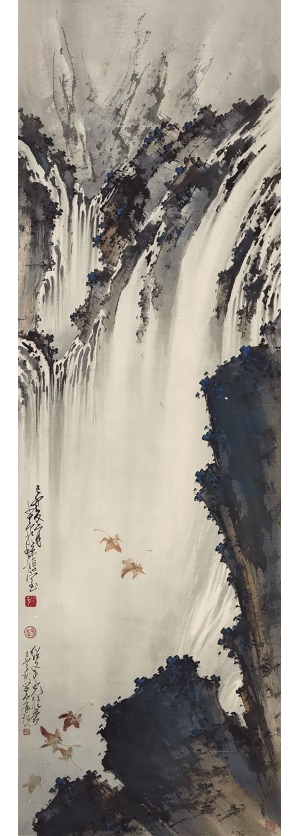 中式山水风景装饰画-ID:5627335