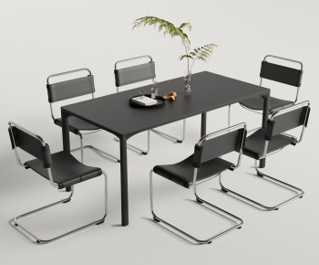 Modern Dining Table And Chairs-ID:384016996