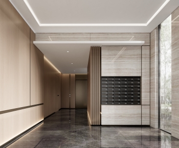 Modern Office Elevator Hall-ID:264350891