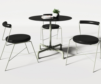 Industrial Style Leisure Table And Chair-ID:268167973