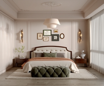 French Style Bedroom-ID:669294129