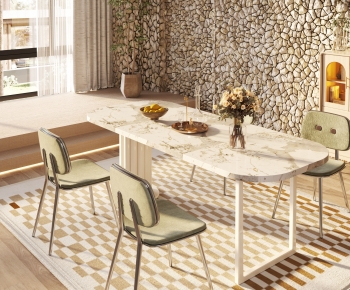 Modern Dining Table And Chairs-ID:568639045