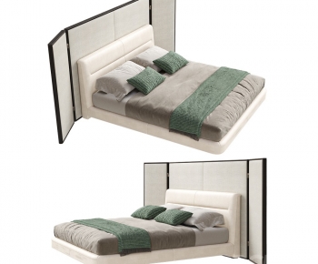Modern Double Bed-ID:860330108