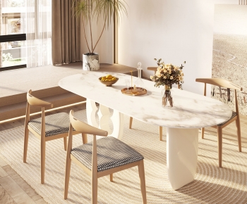 Modern Dining Table And Chairs-ID:425570044