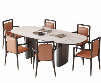 Modern Dining Table And Chairs-ID:123603115