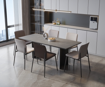 Modern Dining Table And Chairs-ID:672338019