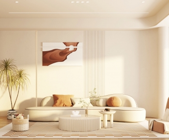 Modern A Living Room-ID:618725065