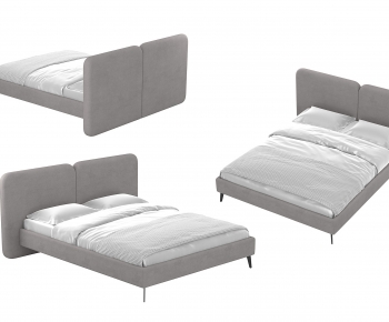 Modern Double Bed-ID:990283018