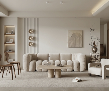 Wabi-sabi Style A Living Room-ID:187217954