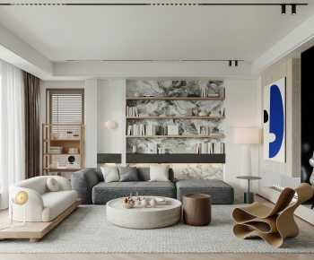 Modern A Living Room-ID:236649995