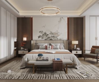 New Chinese Style Bedroom-ID:534974106