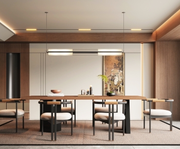 New Chinese Style Dining Room-ID:966983083
