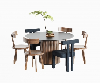 Nordic Style Dining Table And Chairs-ID:886061234