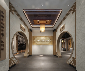 New Chinese Style Exhibition Hall-ID:815262086