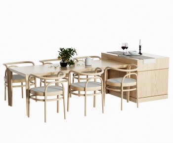 Nordic Style Dining Table And Chairs-ID:829293014