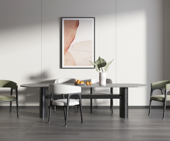 Modern Dining Table And Chairs-ID:974347114