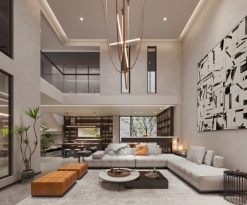 Modern A Living Room-ID:844351054