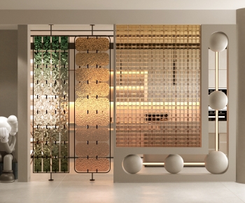 Modern Glass Screen Partition-ID:841804035