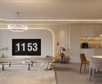 Modern A Living Room-ID:841815956