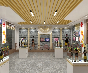 New Chinese Style Exhibition Hall-ID:867270955