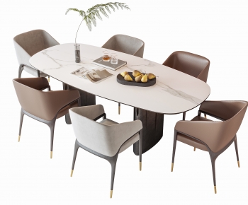 Modern Dining Table And Chairs-ID:532604932