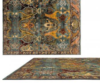 北欧抽象图案地毯-ID:209259031