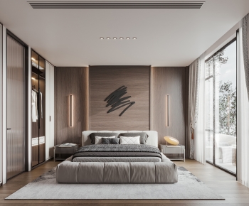 New Chinese Style Bedroom-ID:110341074