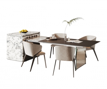 Modern Dining Table And Chairs-ID:907493114