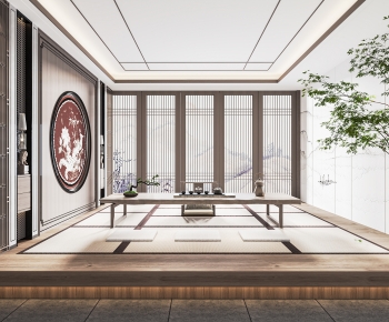 Japanese Style New Chinese Style Tea House-ID:560086973