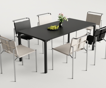 Modern Dining Table And Chairs-ID:521927129