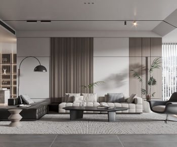 Modern A Living Room-ID:724520763