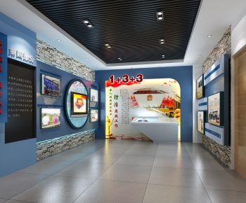 Modern Exhibition Hall-ID:691731017