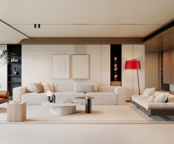 Modern Wabi-sabi Style A Living Room-ID:112978949
