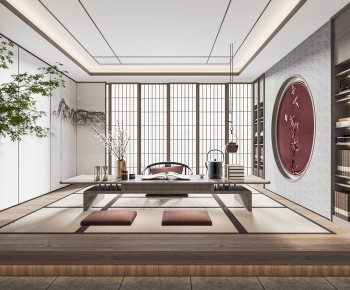 Japanese Style New Chinese Style Tea House-ID:693888906