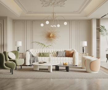 French Style A Living Room-ID:328926097