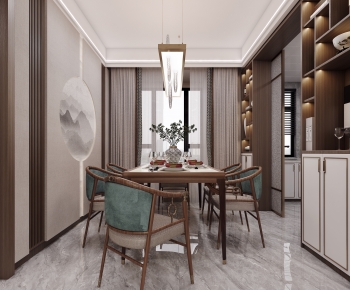 New Chinese Style Dining Room-ID:336344964