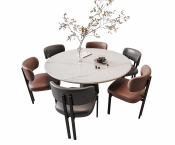 Modern Dining Table And Chairs-ID:357755906