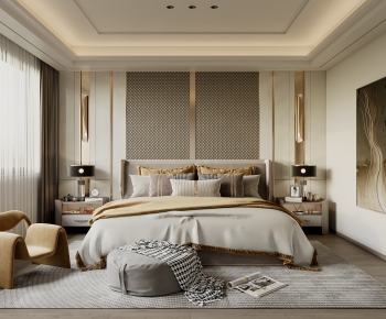 New Chinese Style Bedroom-ID:415980109