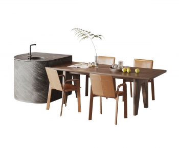 Modern Dining Table And Chairs-ID:739804035