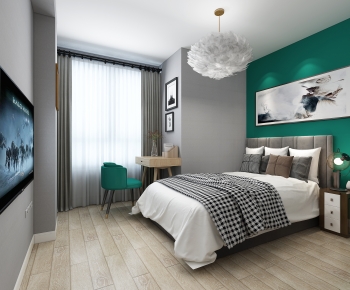 Nordic Style Bedroom-ID:416764977