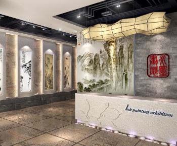 New Chinese Style Exhibition Hall-ID:211056959