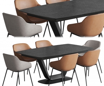 Modern Dining Table And Chairs-ID:190999982