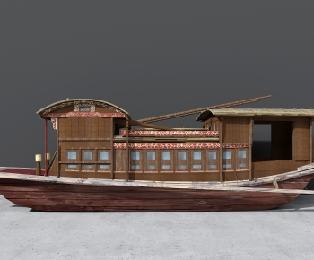 现代老式木船-ID:944648033
