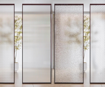 Modern Glass Screen Partition-ID:450752974