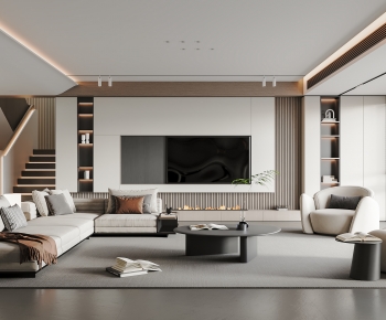 Modern A Living Room-ID:973592043