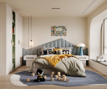 Modern Wabi-sabi Style Children's Room-ID:513106118